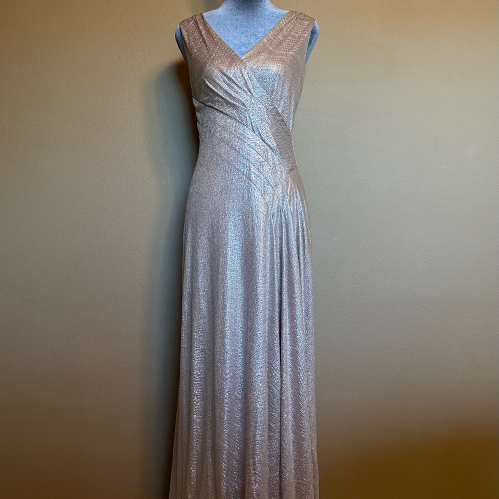 Gorgeous Champagne Gold Dress by Ralph Lauren, Formal/Semiformal